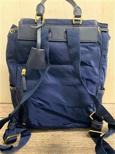 TORY BURCH LADIES ROYAL NAVY PIPER NYLON FLAP BACKPACK Acceptable